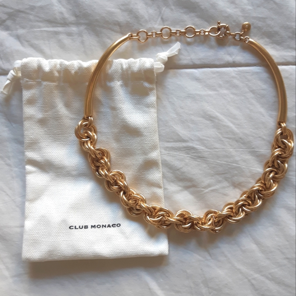 J Crew Heavy Gold-Toned Necklace